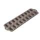 Madeleineform f. 18 Stk., 36x11x1.5 cm, Sesam-grau