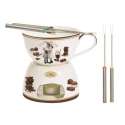 Vintage Chocolate Schokoladen Fondue