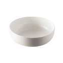 Salatschssel 70 cl,  17 cm, H: 5.5 cm, Schiefer-Stil, weis