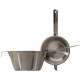 Sieb 24cm h:11.5cm, flacher Stiel