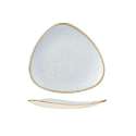 Stonecast Hellblau Triangel Teller flach 31.1cm