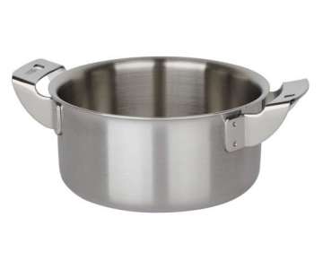 Mini Kochtopf mittel 10cm mit 2 Griffen