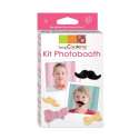 Set Photobooth mit 2 Edelstahlausstecher + 10 Holzsticks
