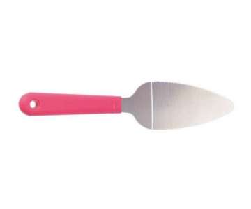 Tortenheber, pink, Edelstahl