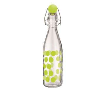 Dot Dot Glasflasche grn, 1 lt