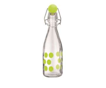 Dot Dot Glasflasche grn, 0,25 lt