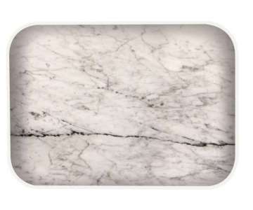 Osmos Tablett Marmor Optik/weiss 40�30�1.1 cm
