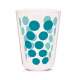 Dot Dot Teeglas aqua blau, doppelwandig 35 cl