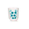 Dot Dot Espressoglas aqua blau, doppelwandig 7.5 cl