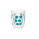 Dot Dot Espressoglas aqua blau, doppelwandig 7.5 cl