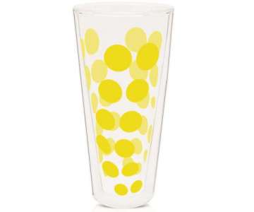 Dot Dot Latte Macchiato gelb, doppelwandig 35 cl