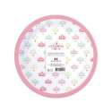 Teller Karton, 8 Stk. Prinzessin 23cm