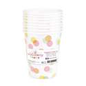 Becher Karton, 8 Stk. Confetti 25cl