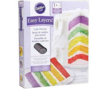 Backform Schichtkuchen 5-tlg., rund, H: 2 cm,  15 cm