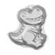 Backform Dinosaurier, 32x28x5 cm, Aluminium
