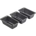 Cakeform klein, 3er Set, 14x7x5 cm, Antihaft