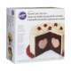 Backform f. gefllte Kuchen/Desserts Herz, 2-tlg., 22 cm