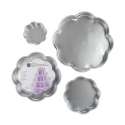 Backformen Blumen, 4er-Set, Aluminium