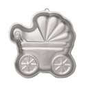 Backform Kinderwagen, 29x29x5 cm, Aluminium