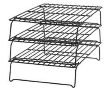 Auskhlgitter 3-stufig, stapelbar, 40x25 cm