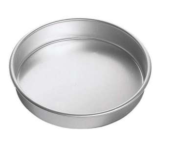 Backform Kuchen, rund, H: 8 cm,  30 cm, Aluminium