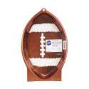 Backform Rugby Ball, 30x20x8 cm, Aluminium