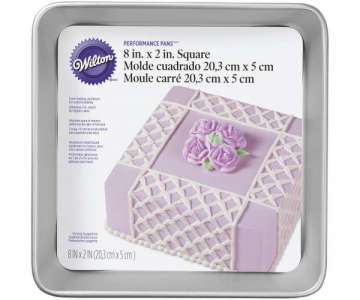 Backform Kuchen, quadratisch, 5x20 cm, Aluminium