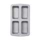 Recipe Right Backform 4er Mini-Rechteck, Antihaft