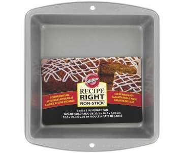 Recipe Right Kuchenbackform quadratisch, 20 cm, Antihaft