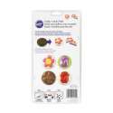 Candy Mold 8er Rund, Blumen