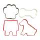 Ausstechformen, Hund, 4er Set