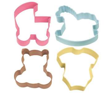 Ausstechformen, Baby,  4er Set