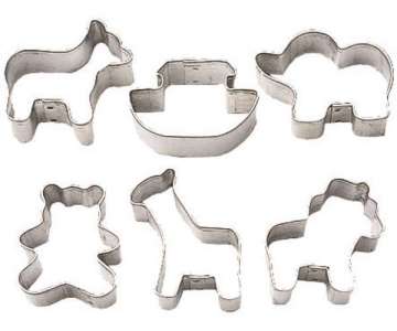 Mini Ausstechformen, Arche Noah,  6er Set