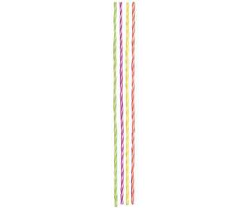 Kerzen Party dnn, 20 cm, 20 Stk. (grn/violett/gelb/orange)