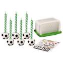 Kerzen Fussball 5 Blle + 1 Goal