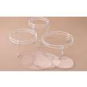 Tortenstnder 3-tlg. Set, Metall weiss, 21/26/31 cm