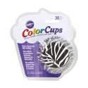 Cupcake Backfrmchen (Folie), Zebra 36 Stk.