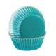 Cupcake Backfrmchen (Folie), Ombre blau 36 Stk.