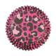 Cupcake Backfrmchen (Folie), Leopard Pink 36 Stk.