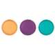 Cupcake Backfrmchen Juwel, gold/violett/trkis, 3x 75 Stk