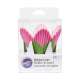 Cupcake Backfrmchen Blume, pink, 24 Stk.