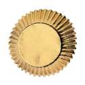 Cupcake Mini-Backfrmchen Gold, wachs-laminiert, 36 Stk.