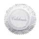 Cupcake Backfrmchen Celebrate, silber, 75 Stk.