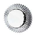Cupcake Backfrmchen silber, wachs-laminiert, 24 Stk.
