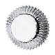 Cupcake Backfrmchen silber, wachs-laminiert, 24 Stk.