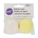 Cupcake Mini-Backfrm. Pastel, pi./gelb/bl.-gr., 100 Stk.