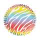 Cupcake Backfrmchen Zebra, farbig, 75 Stk.