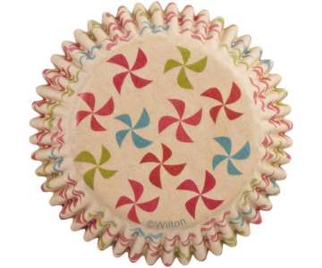 Cupcake Backfrmchen Windrad, 75 Stk.