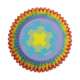 Cupcake Backfrmchen (Folie), Regenbogen 36 Stk.