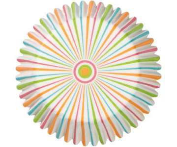 Cupcake Backfrmchen Nadelstreifen, farbig, 75 Stk.